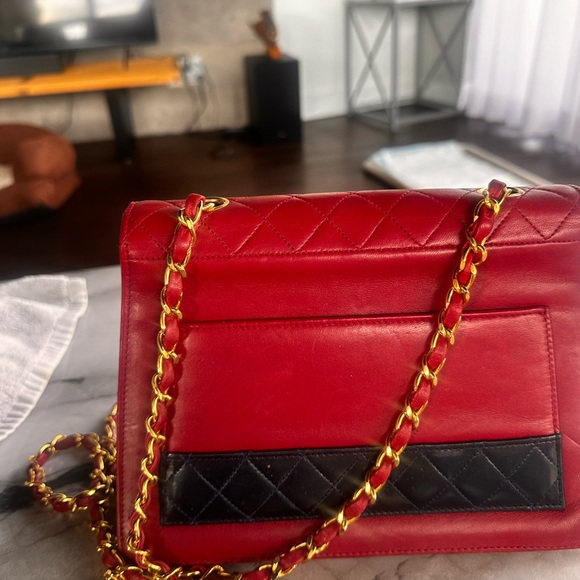 Rare CHANEL CC trapézoid flap bag with wallets - Picture 4 of 14